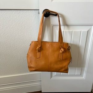 Rachel Utility Crossbody Bag - Cognac Color